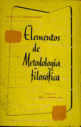 ELEMENTOS DE METODOLOGIA FILOSÓFICA