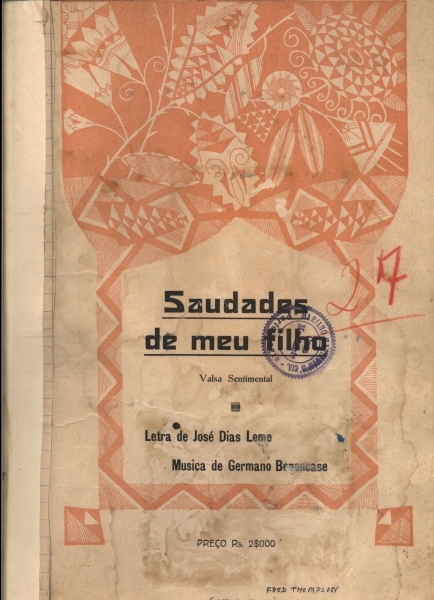 Saudades de Meu Filho - Valsa Sentimental