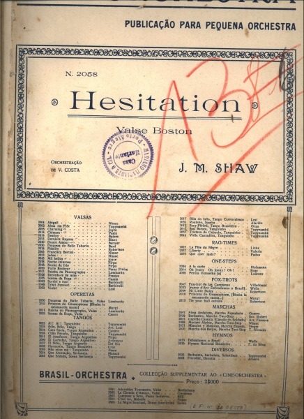 Hesitation - Valse Boston