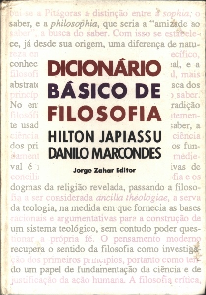 Dicionário Básico De Filosofia