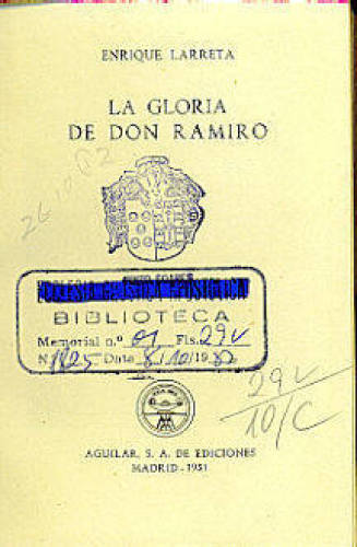 LA GLORIA DE DON RAMIRO