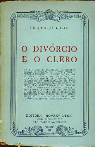 O DIVÓRCIO E O CLERO