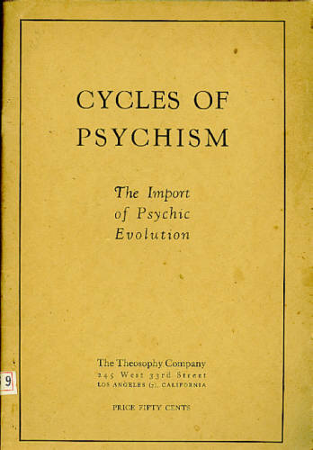 CYCLES OF PSYCHISM