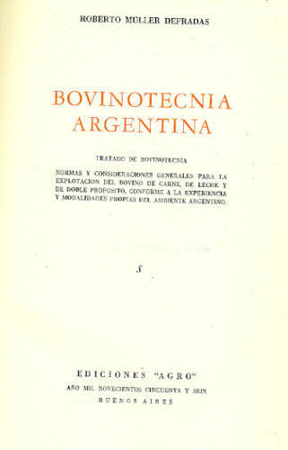 BOVINOTECNIA ARGENTINA