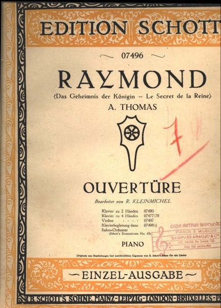 Raymond oder Das Geheimniss der Königin - Ouverture Opera