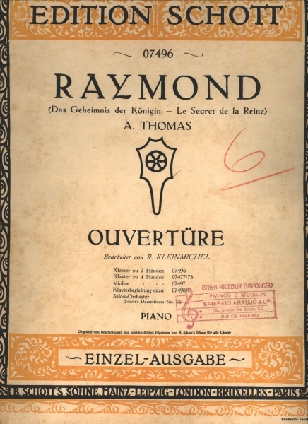 Raymond oder Das Geheimniss der Königin - Ouverture Opera