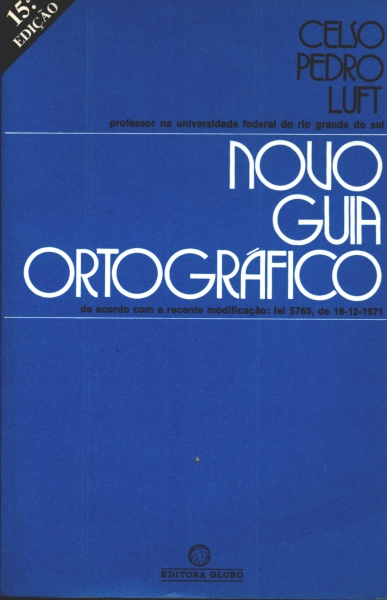 Novo Guia Ortográfico 1971