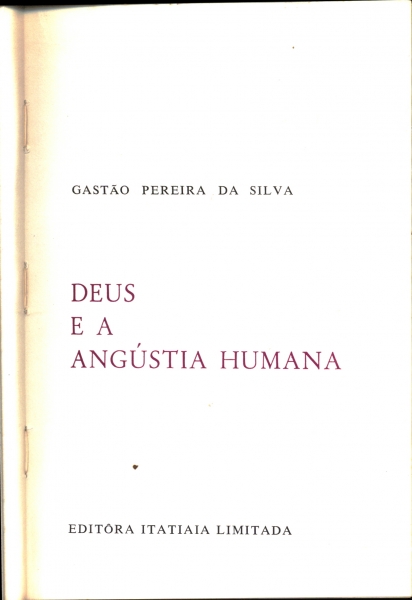 Deus e a angústia humana