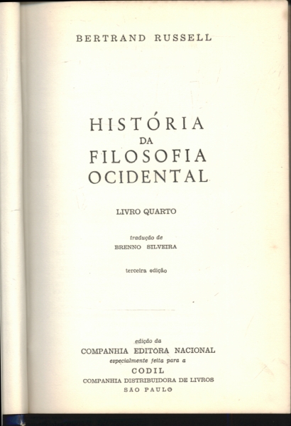 História da Filosofia Ocidental, Livro Quarto