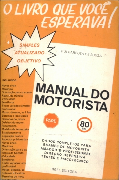 Manual do Motorista