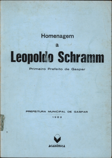 Homenagem a Leopoldo Schramm