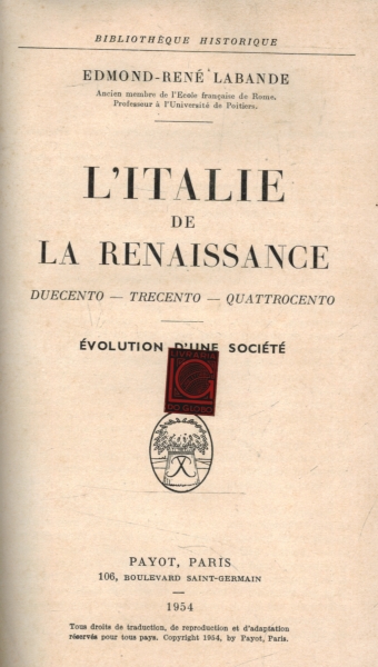 I'italie de la Renaissance