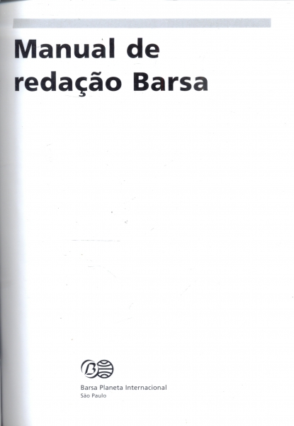 Manual de Redaçao Barsa
