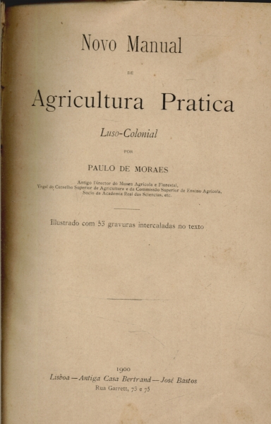 Novo Manual De Agricultura Prática