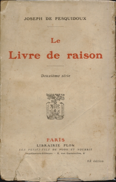 Le Livre de Raison