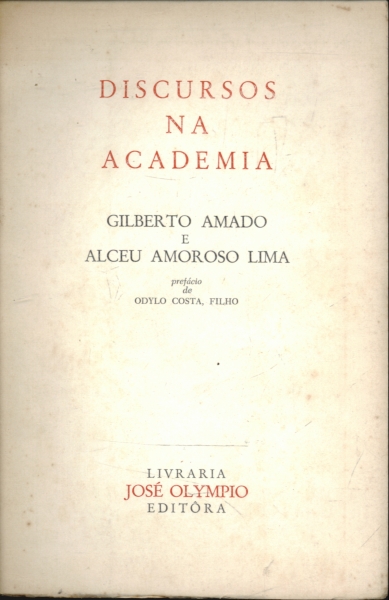 Discursos na Academia