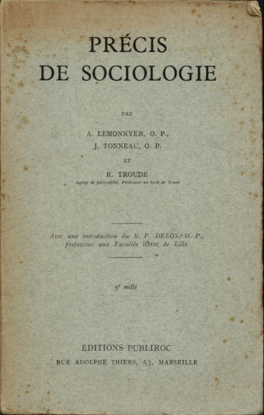 Précis de Sociologie