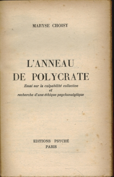 L'anneau de Polycrate