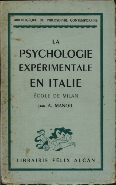 La Psychologie Expérimentale en Italie