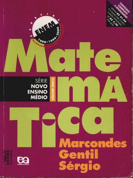 Caderno de MatemÃ¡Tica Vol. Ãºnico - 2023.1, PDF