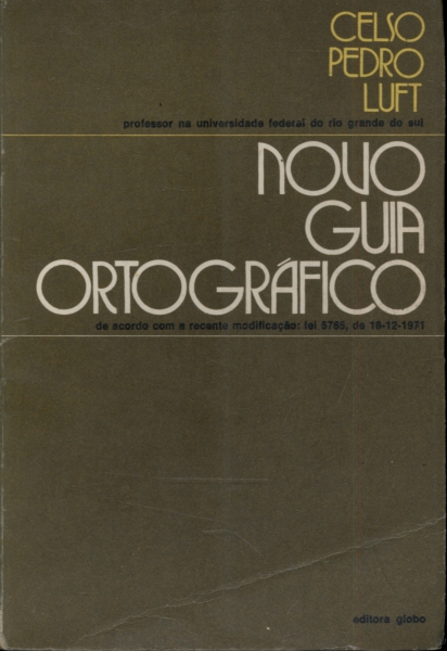 Novo Guia Ortográfico 1980