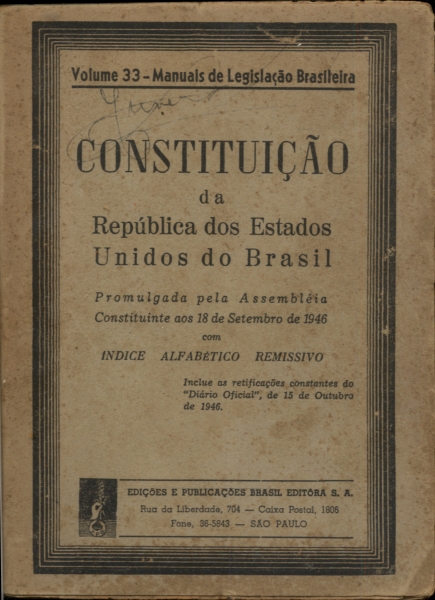 Resultado de imagem para imagens Constituição de 18 de Setembro de 1946