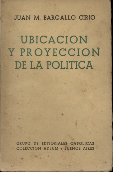 Ubicacion y Proyeccion de la Politica