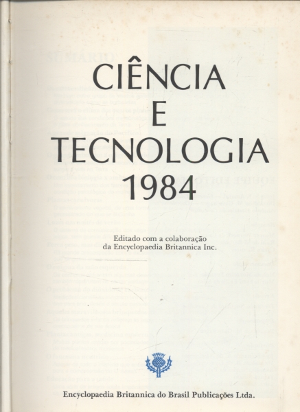 Ciência e Tecnologia 1984