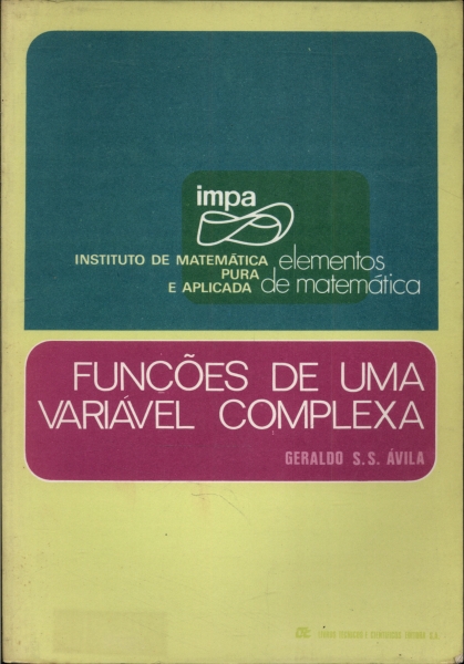 Funções de Uma Variável Complexa