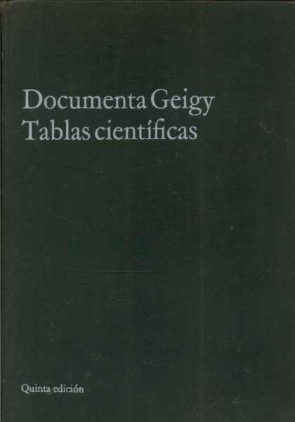 Documenta Geigy: Tabalas Científicas