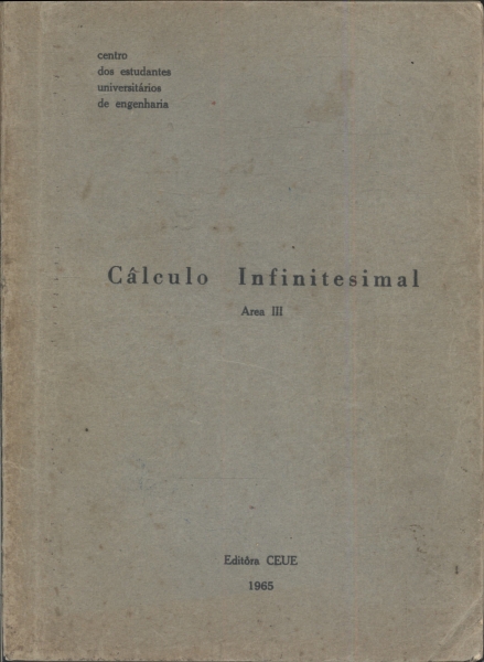 Cálculo Infinitesimal - Area III