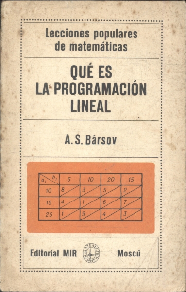 Qué es la Programación Lineal