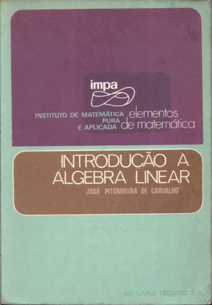 Introdução á Álgebra Linear