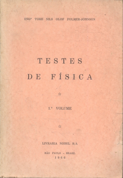 Testes de Física Vol 1