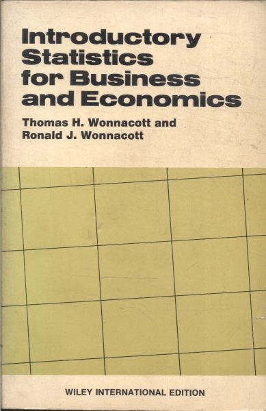 Introductory Statistics For Business And Economics