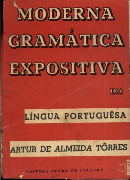 Moderna Gramática Expositiva Da Língua Portuguesa