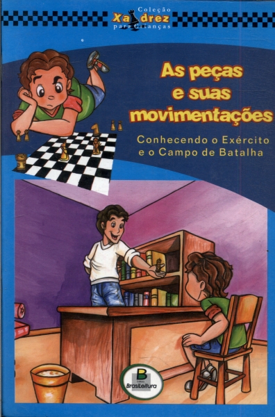 Livro Coleção Xadrez Para Crianças - 10 Livros