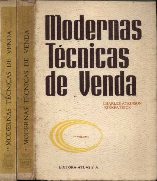 Modernas Técnicas De Venda (em 2 Volumes)