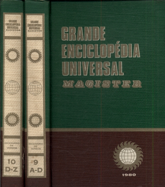 Grande Enciclopédia Universal Magister: Dicionário De Verbos (2 Volumes - 1980)