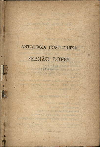 Antologia Portuguesa: Fernão Lopes
