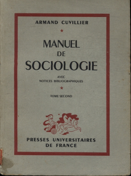 Manuel De Sociologie Vol 2
