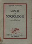 Manuel De Sociologie Vol 2