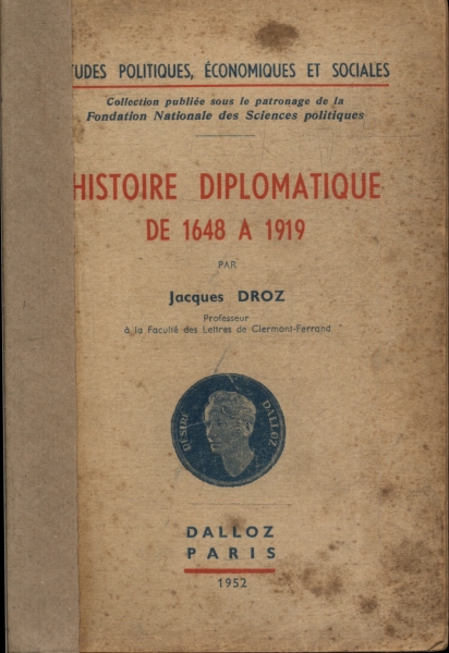 Histoire Diplomatique De 1648 A 1919