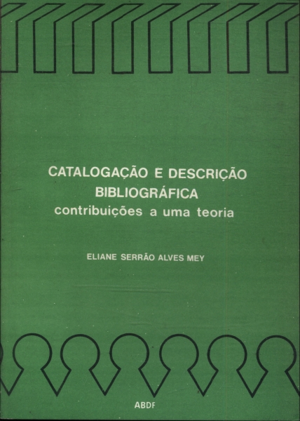 Catalogação E Descrição Bibliográfica