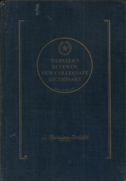 Websters Seventh New Collegiate Dictionary (1970)