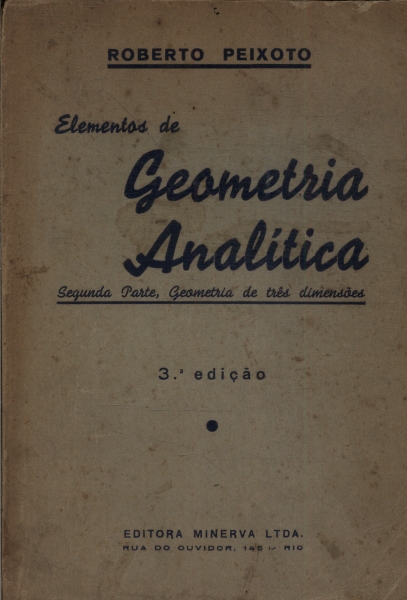 Elementos De Geometria Analítica Vol. 2
