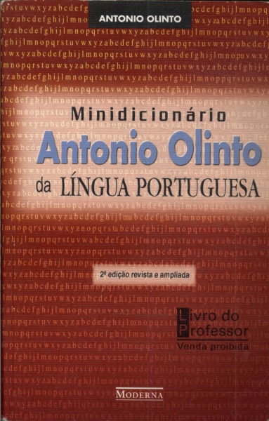 Minidicionário Antonio Olinto Da Língua Portuguesa