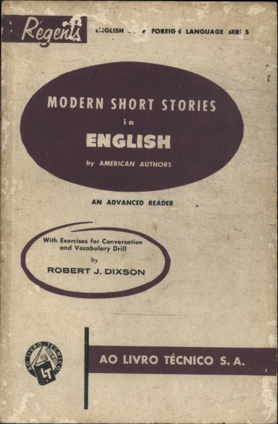 Modern Short Stories In English By American Authors
