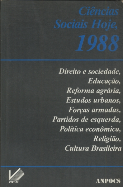 Ciências Sociais Hoje, 1988