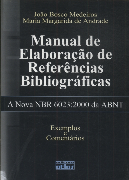 Manual De Elaboração De Referências Bibliográficas